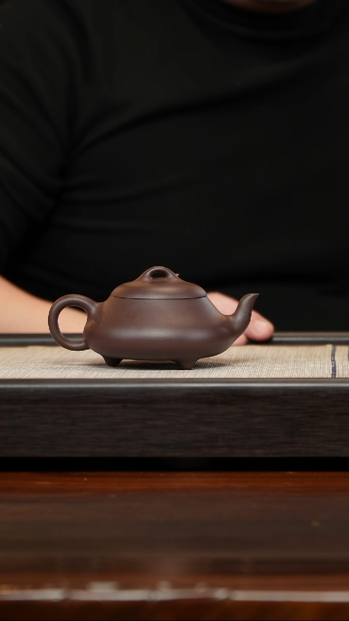 【闪购商品】紫砂茶壶汉棠石瓢