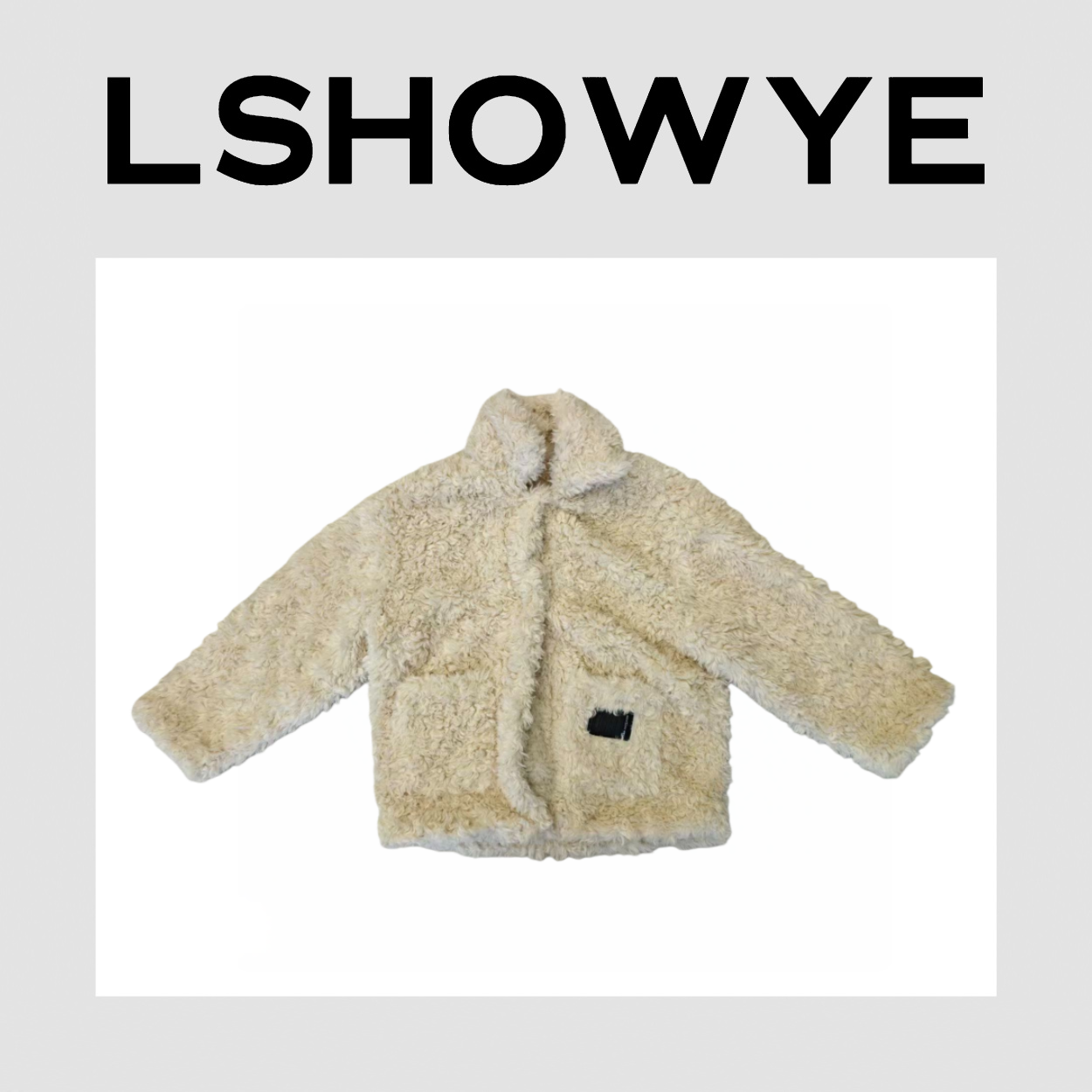 LSHOWYE｜羊羔毛翻领外套 c5666