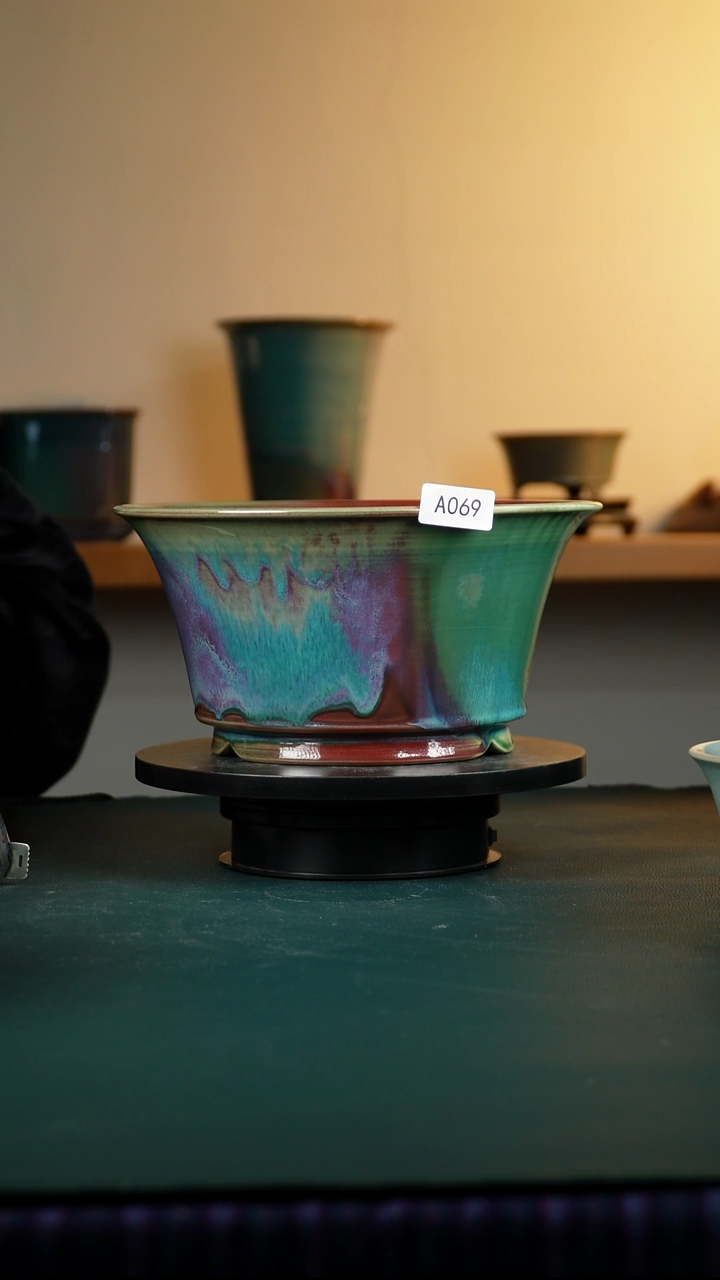 069窑变花盆13/11.5/26/23