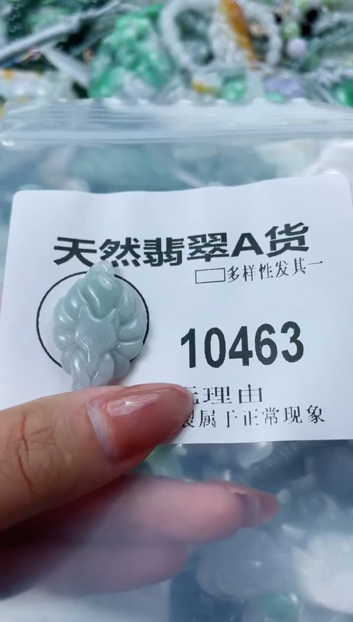 翡翠未镶嵌颈饰闪购商品 10463   多样性发其一