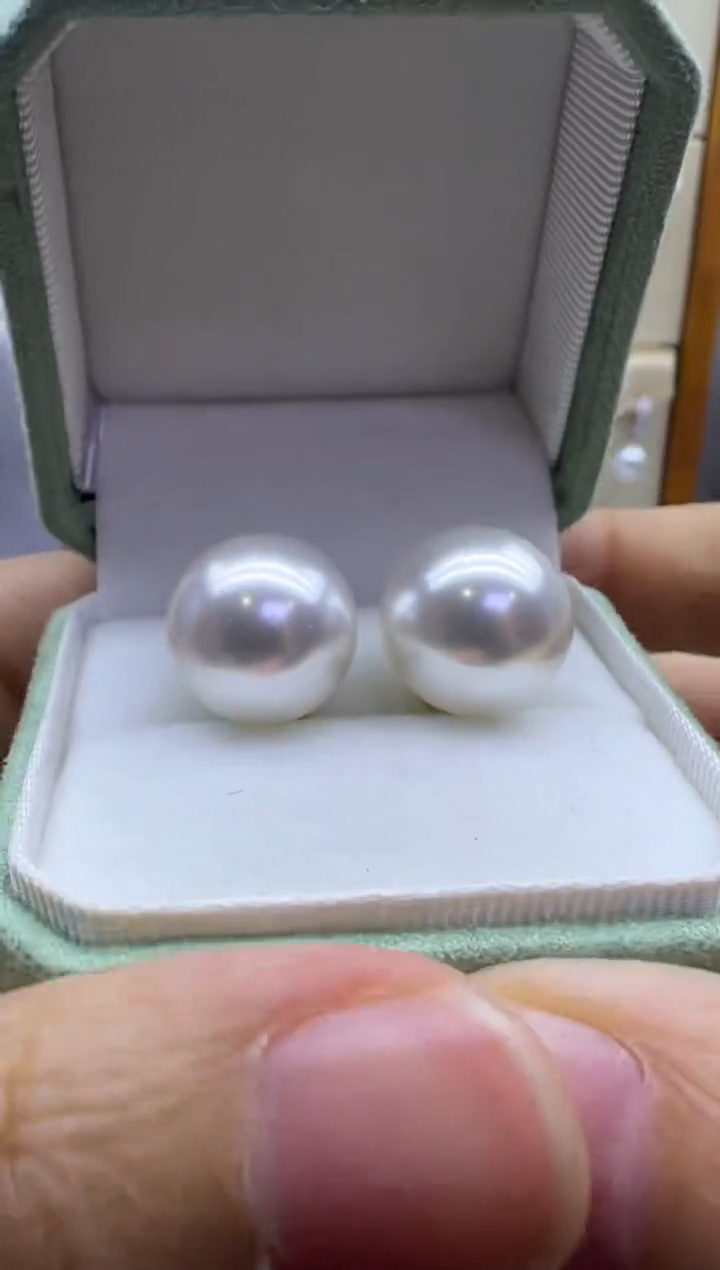 未镶嵌耳饰淡水珍珠耳钉