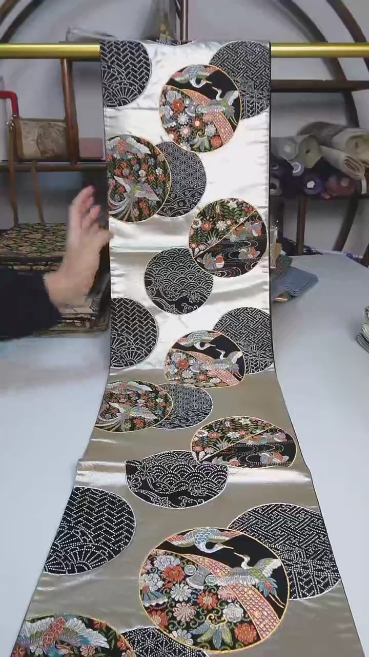 【闪购商品】织绣92西阵织六通团花