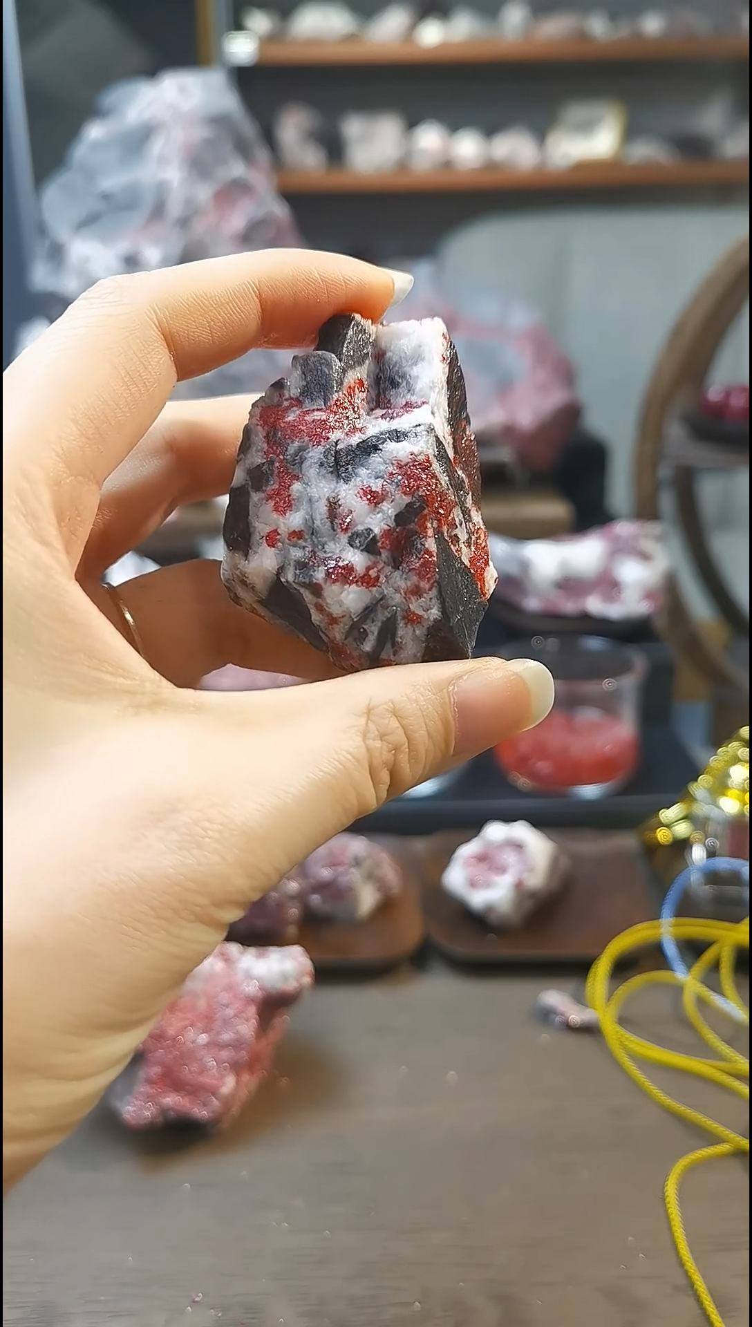 天然辰砂用****8朱砂原石