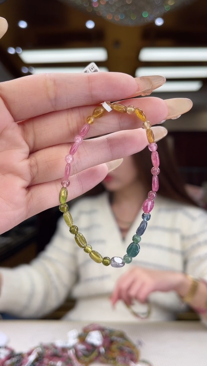 【闪购商品】碧玺/未镶嵌碧玺手链多样性发货6