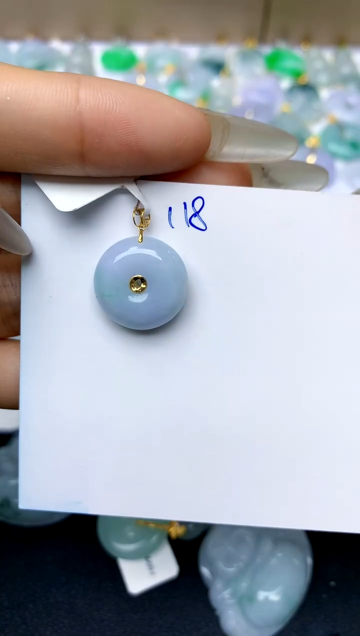 【闪购商品】翡翠颈饰未镶嵌118天然A货翡翠