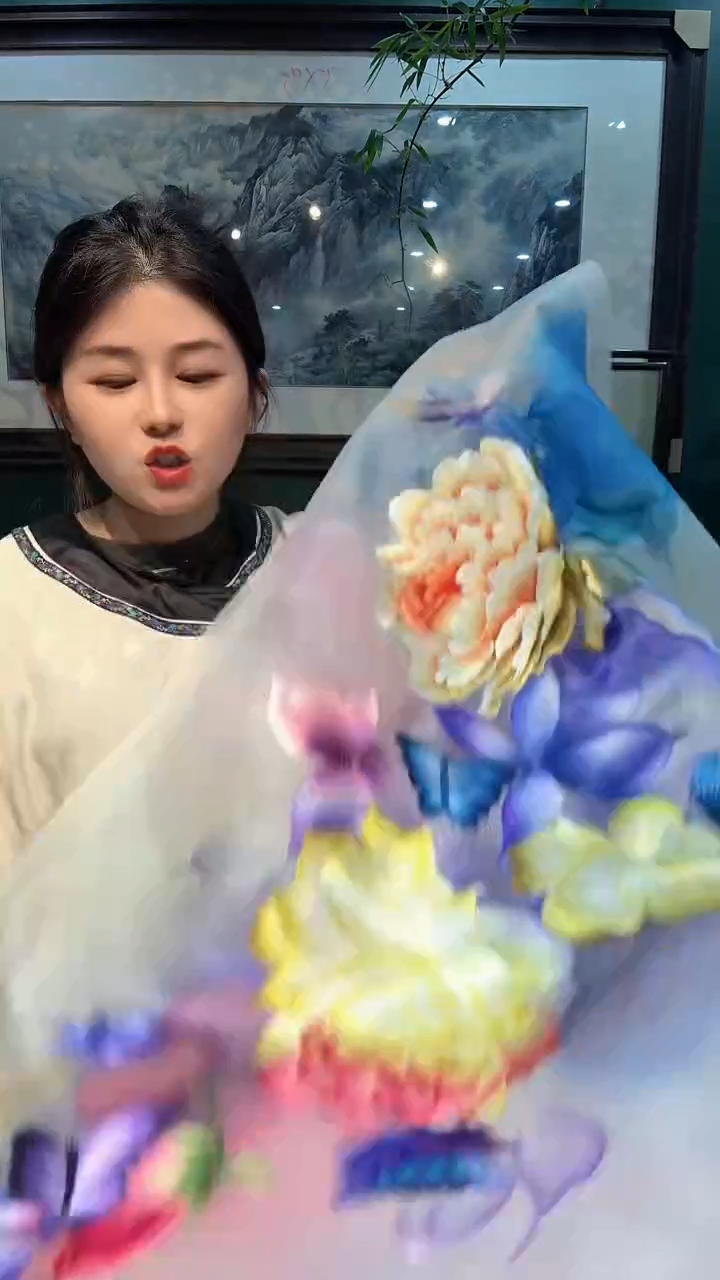 刺绣闵丹红刺绣工作室纯手工苏绣装饰画