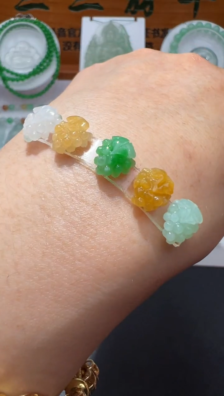 【闪购商品】定制翡翠未镶嵌葡萄