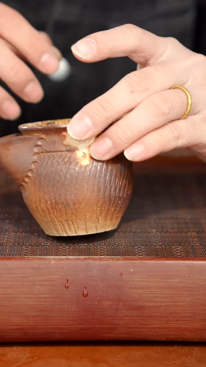 陶瓷奢瓷/瑞寅柴烧茶器（宝瓶）531