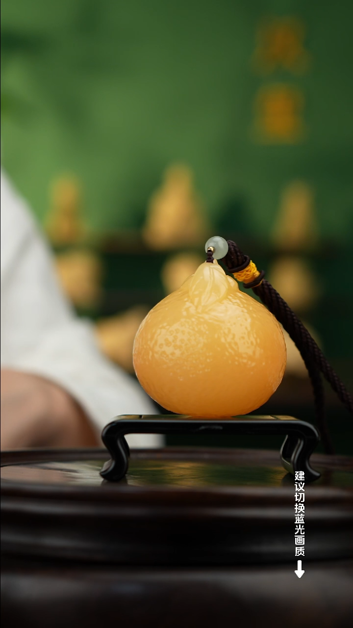 玉【大吉大利】天然玉石手把件