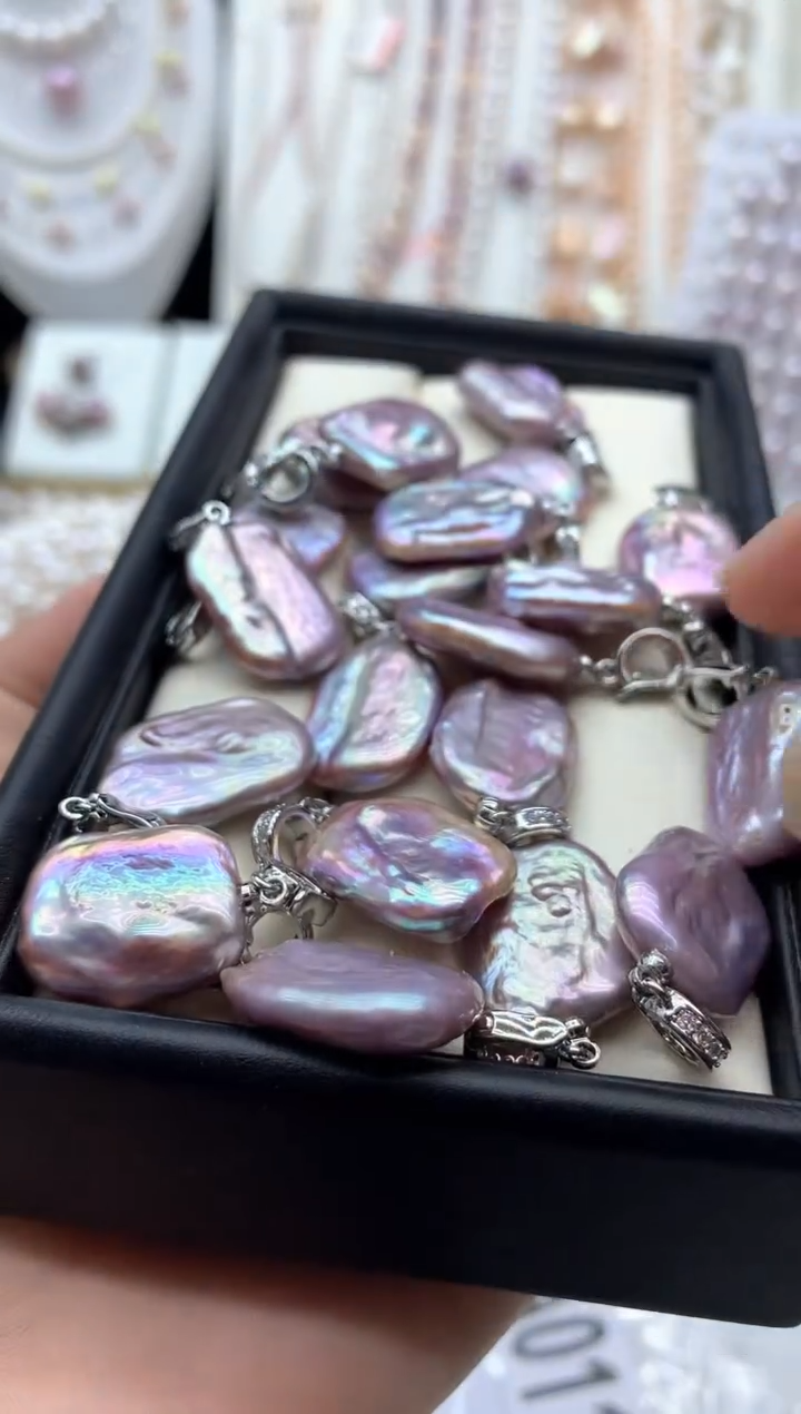 淡水珍珠未镶嵌吊坠(不含链)多样性发其一非无暇