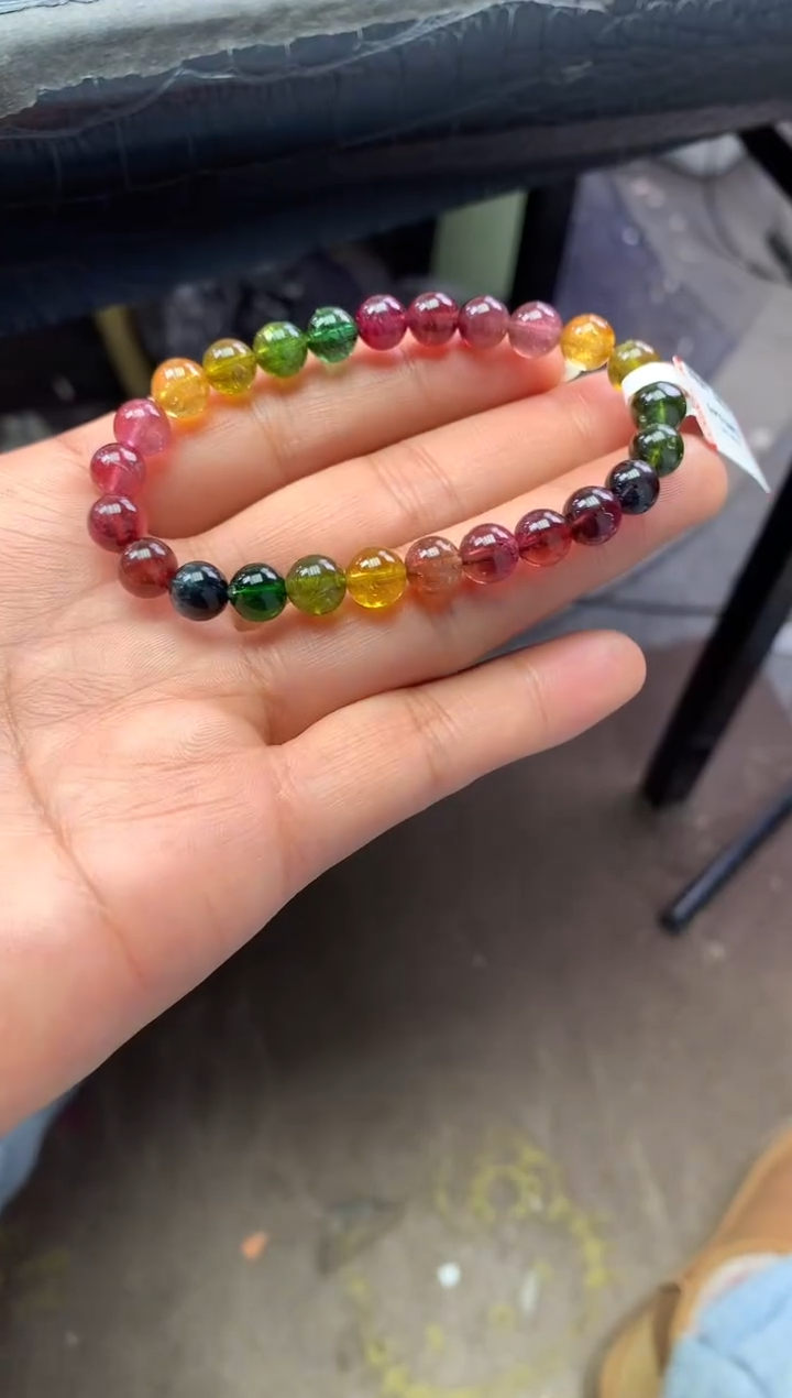 未镶嵌手串碧玺多样性发一条