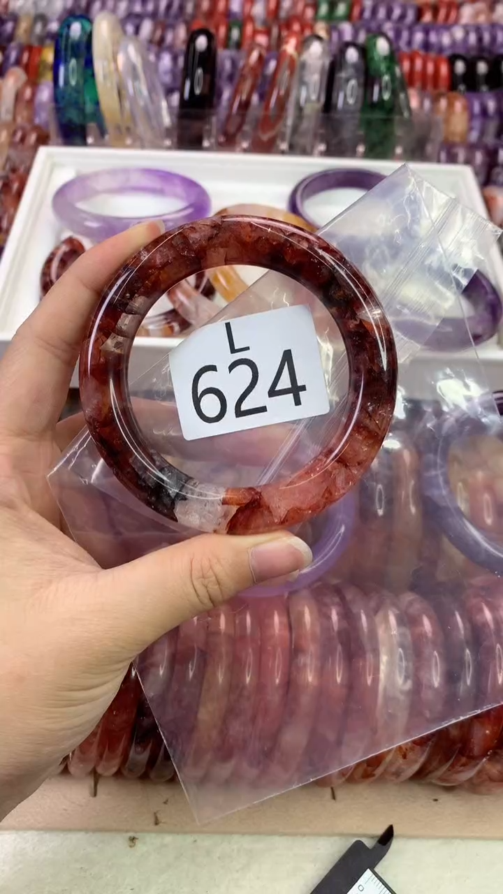 【闪购商品】水晶水晶手镯L未镶嵌624-58