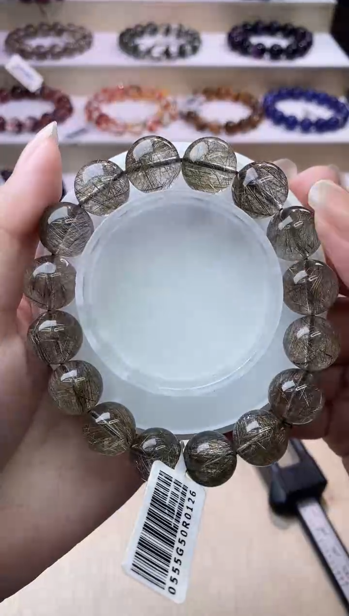 【闪购商品】发晶手链未镶嵌魔鬼银发单圈13m+