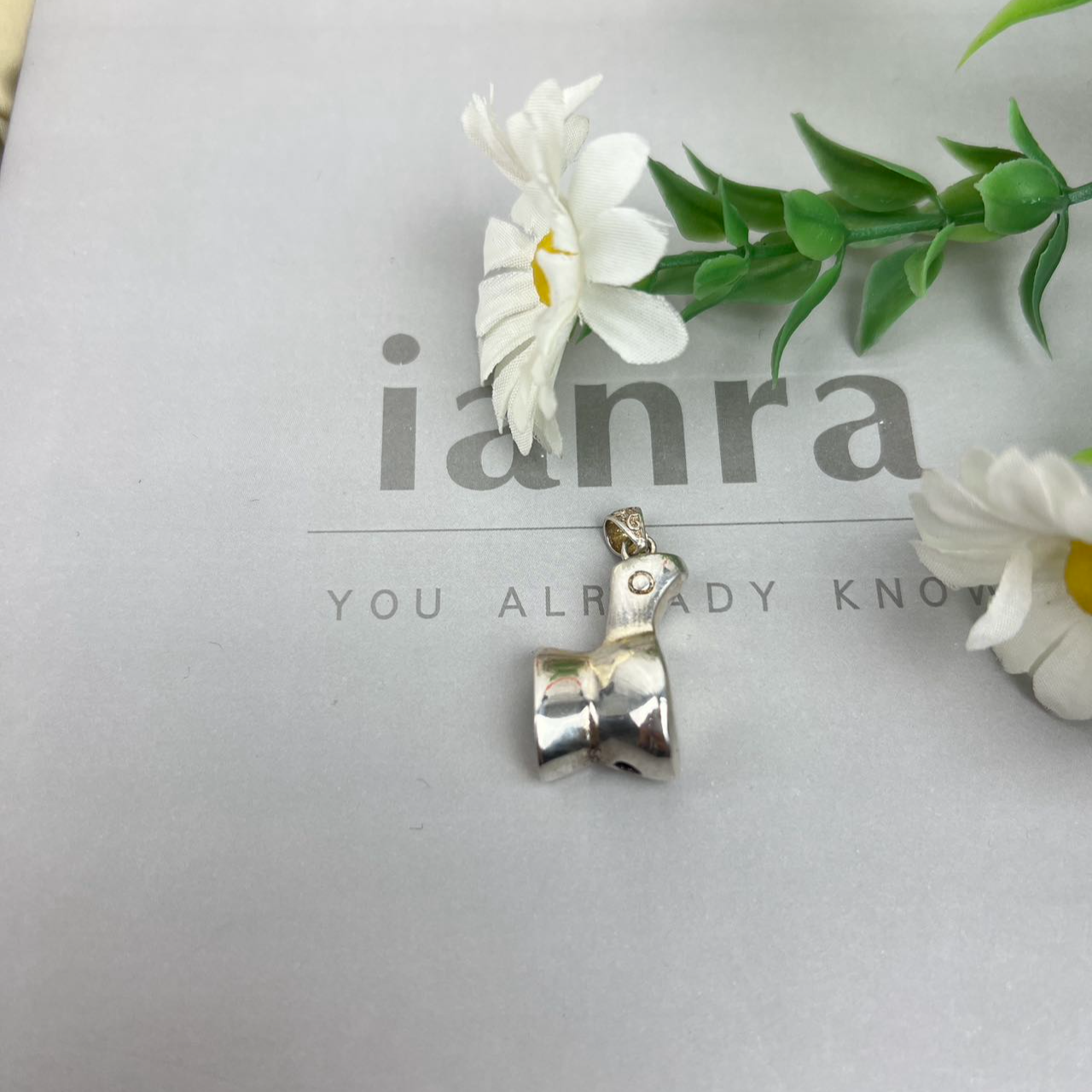 坠链均925银 爱敏首饰纯银项链049395