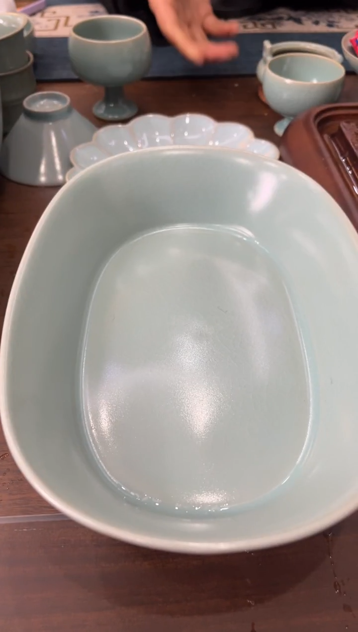 瓷片原产地原矿釉汝瓷