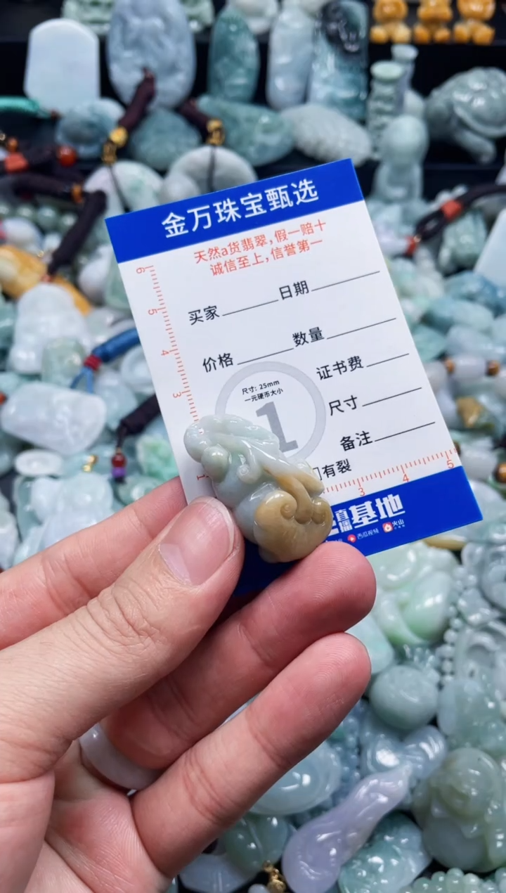 翡翠未镶嵌颈饰天然翡翠a货