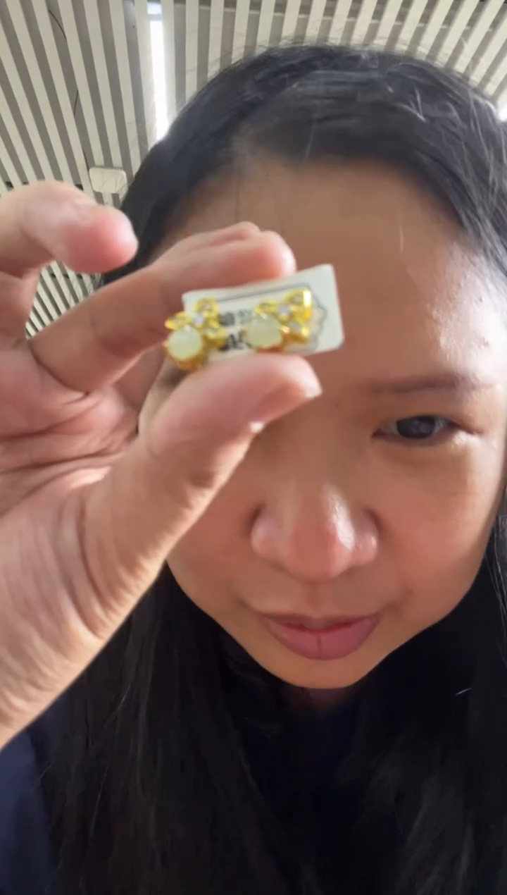 翡翠未镶嵌耳饰耳环