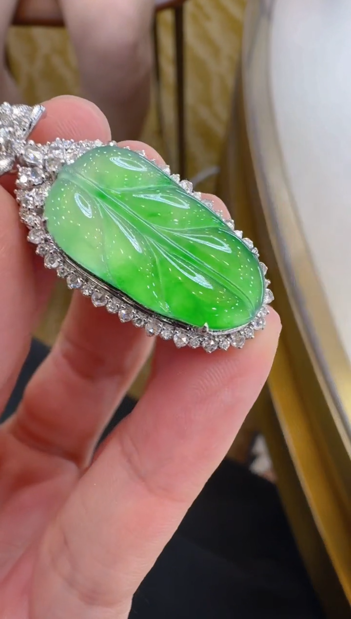 翡翠18K金镶嵌吊坠(不含链)多样性团购发一件