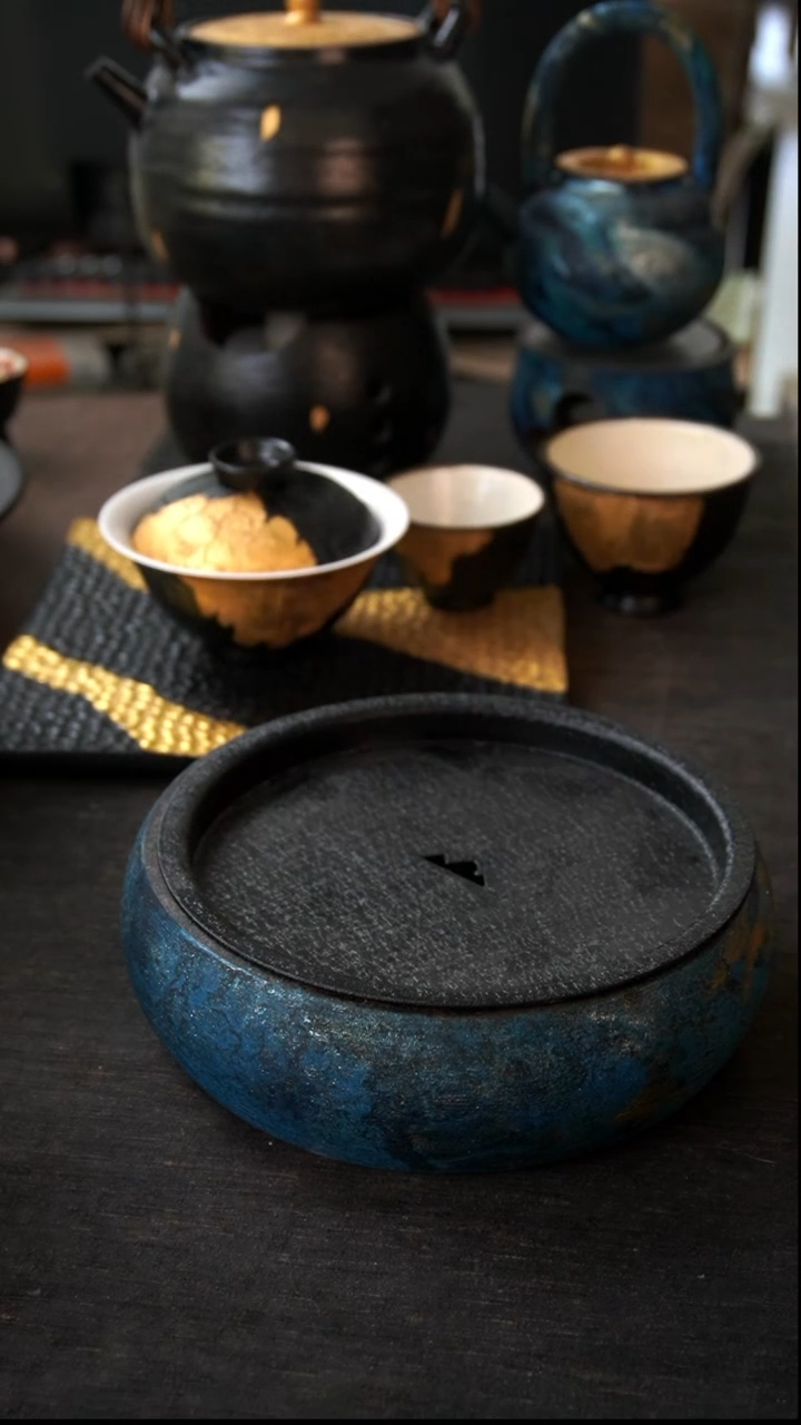 【闪购商品】其他大漆壶承314九泽茶器