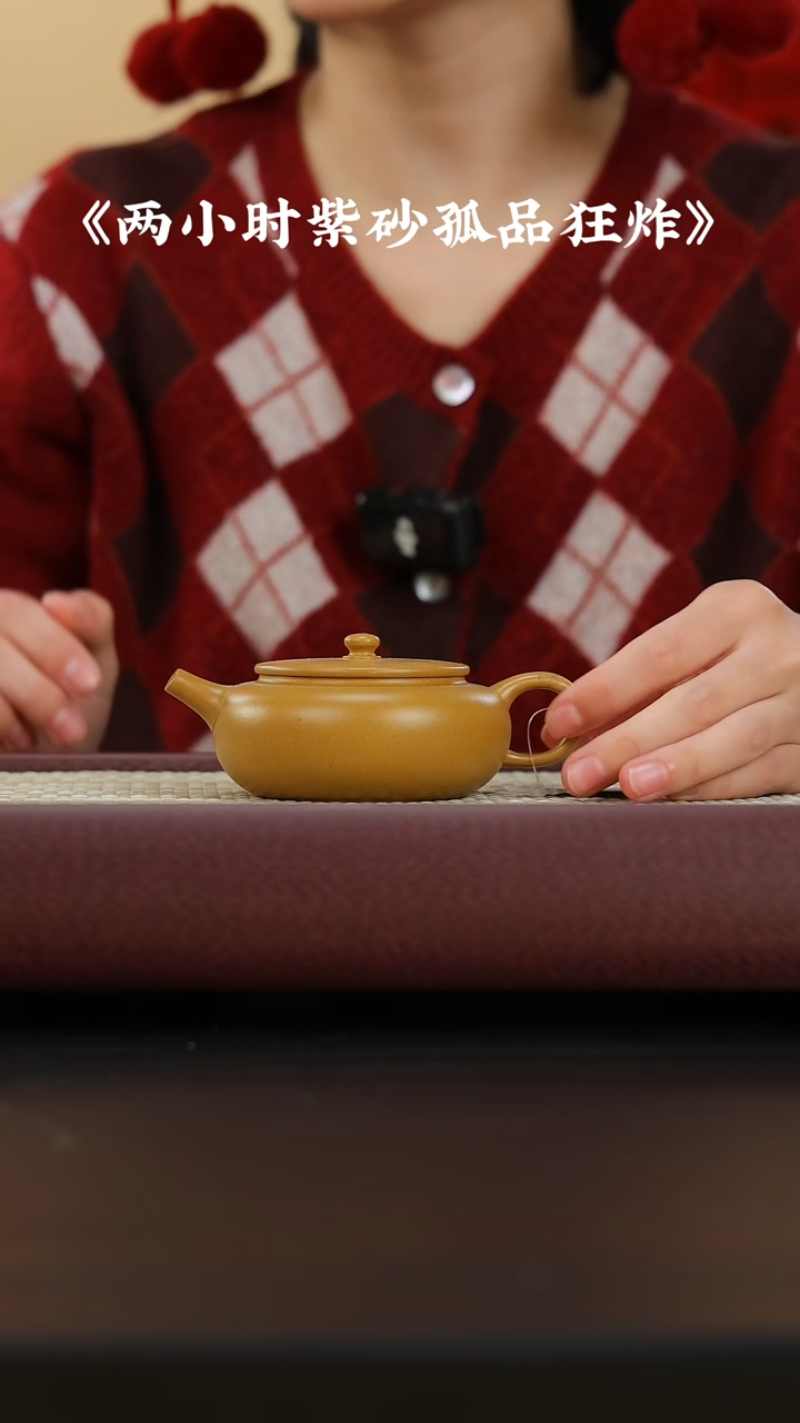 【闪购商品】紫砂茶壶紫砂壶GP专区冯文婷容量110cc扁陈