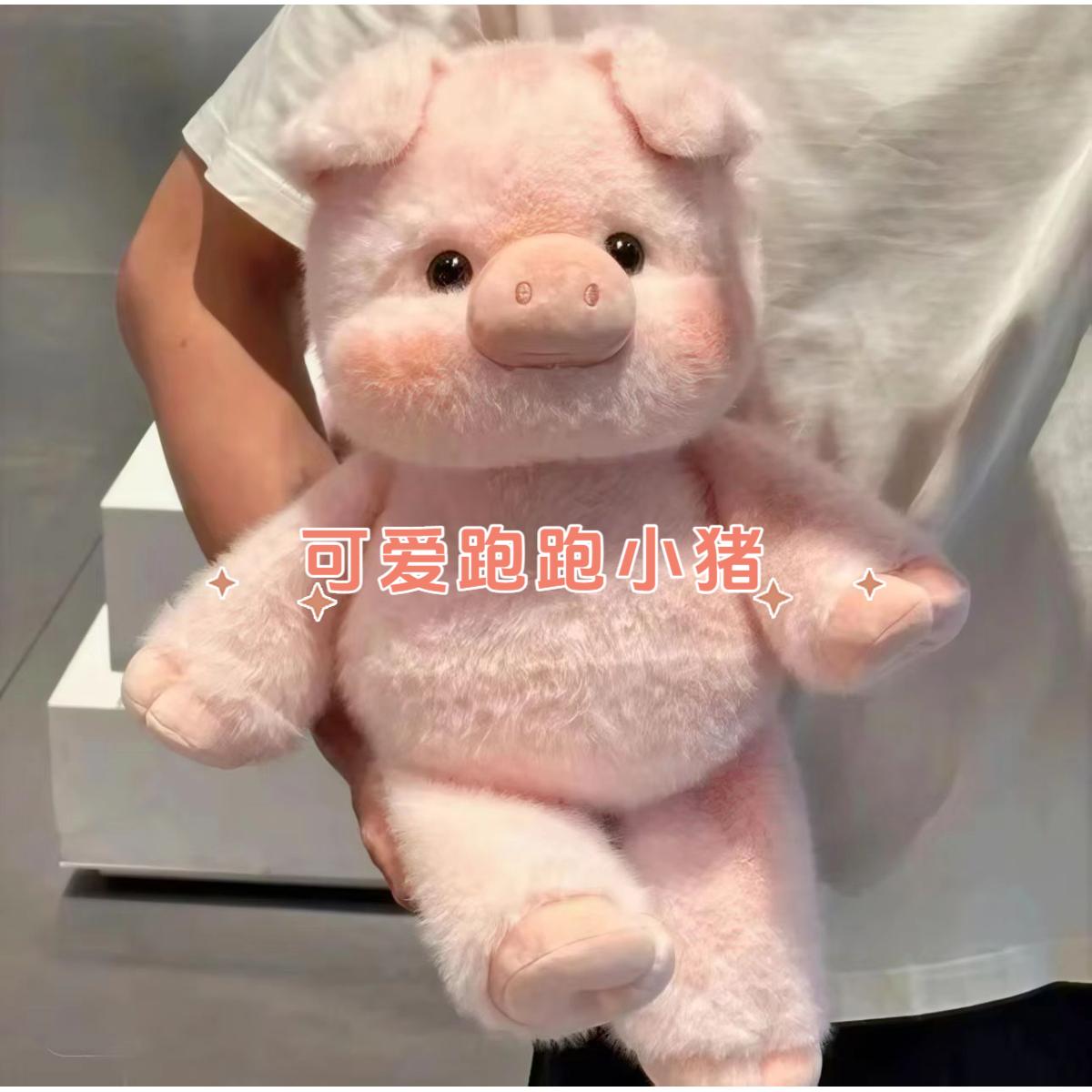 【品质好物】跑跑小猪可爱软萌毛绒玩偶公仔娃娃送女生小众生日礼物