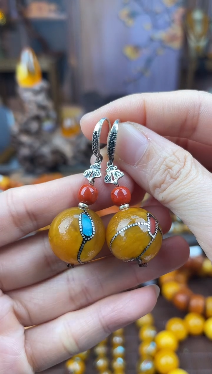 裸石琥珀未镶嵌多样性发货1，假一赔4