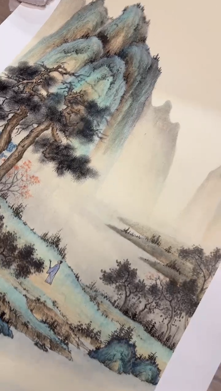 国画15赵隆轩美术馆李庆兴老师作品