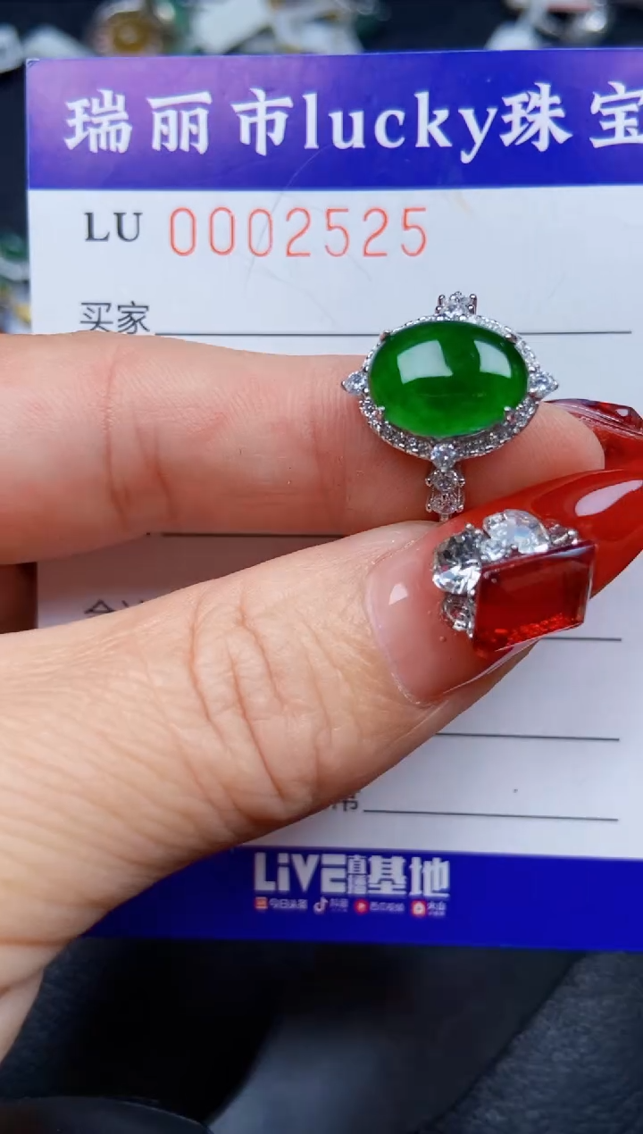 【闪购商品】翡翠颈饰银S925镶嵌2525