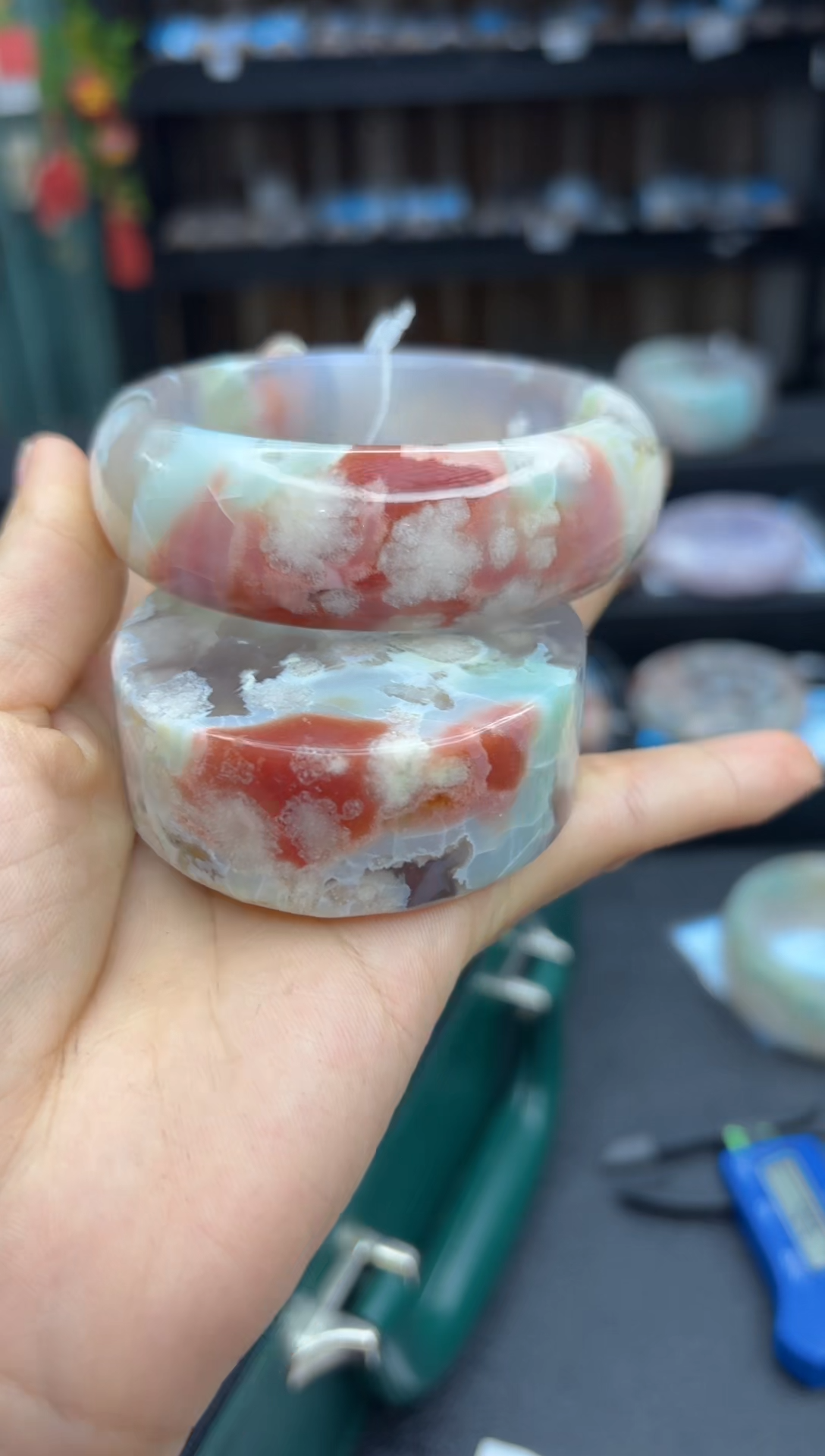 【闪购商品】石英质玉手镯未镶嵌2350（58圈赠送镯心）