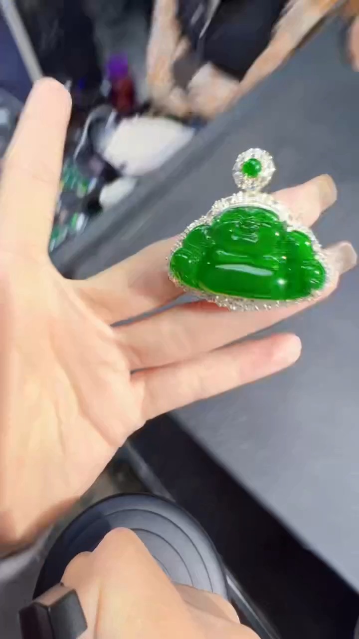 【闪购商品】定制翡翠未镶嵌佛公1