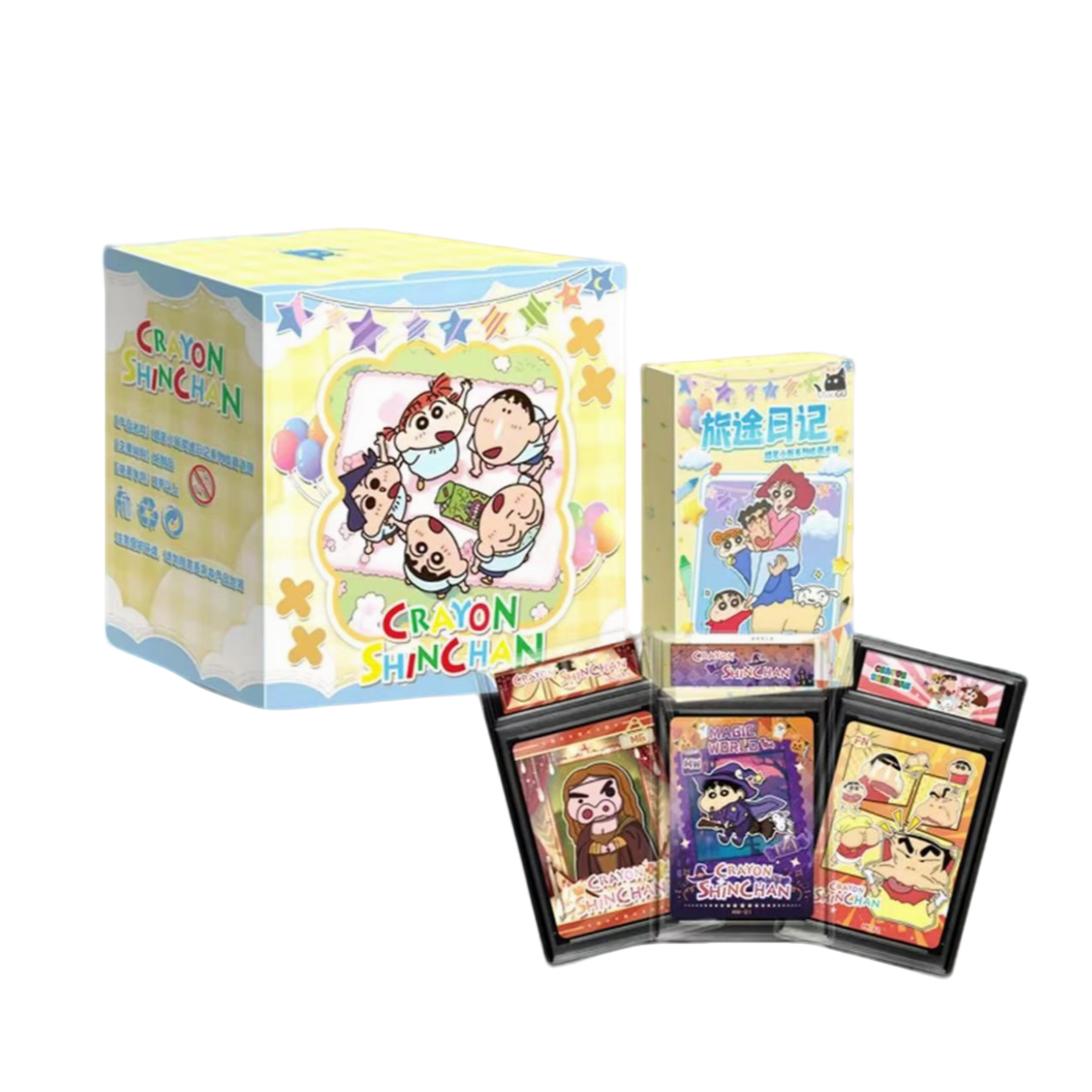 【喵谷文创蜡笔玩法合集】XN喵谷文创蜡笔小新卡砖国卡二创默认代拆