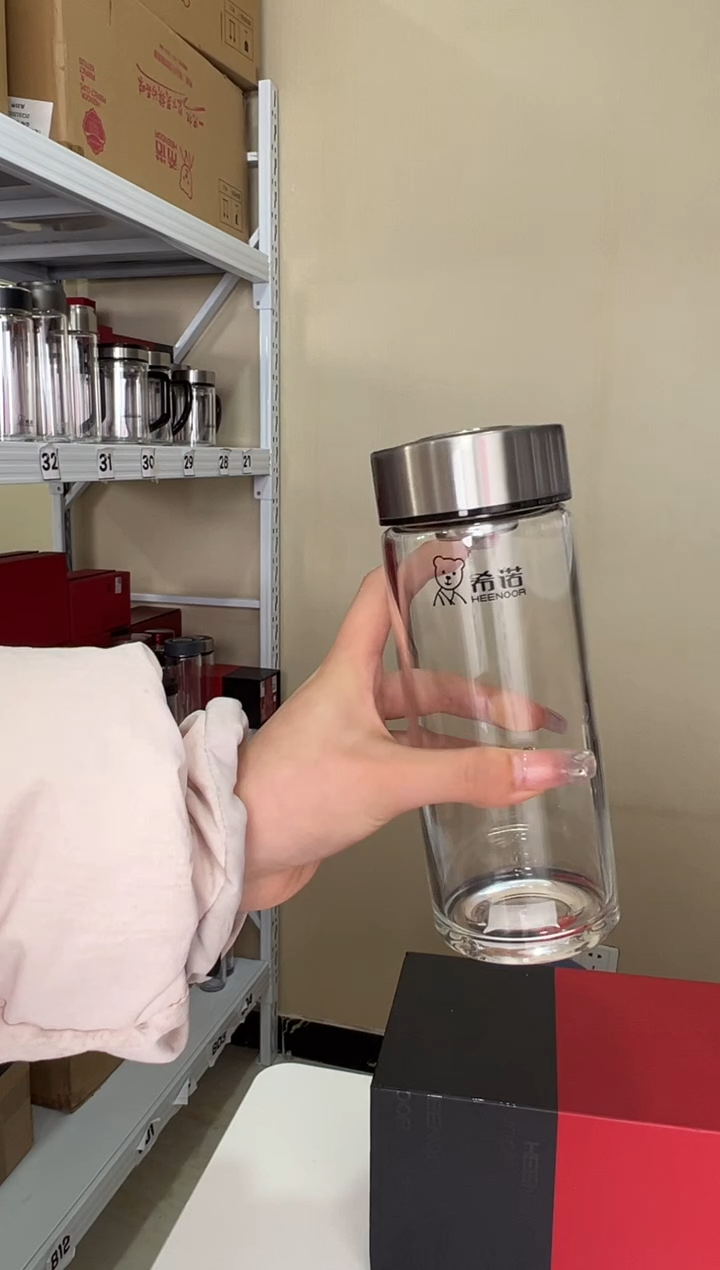 【闪购商品】茶杯经典单层400ml高硼硅