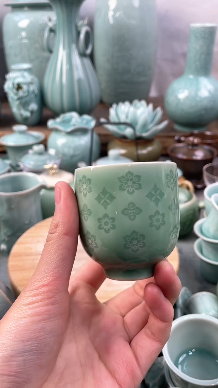 【闪购商品】特价 微瑕 慧仙青瓷