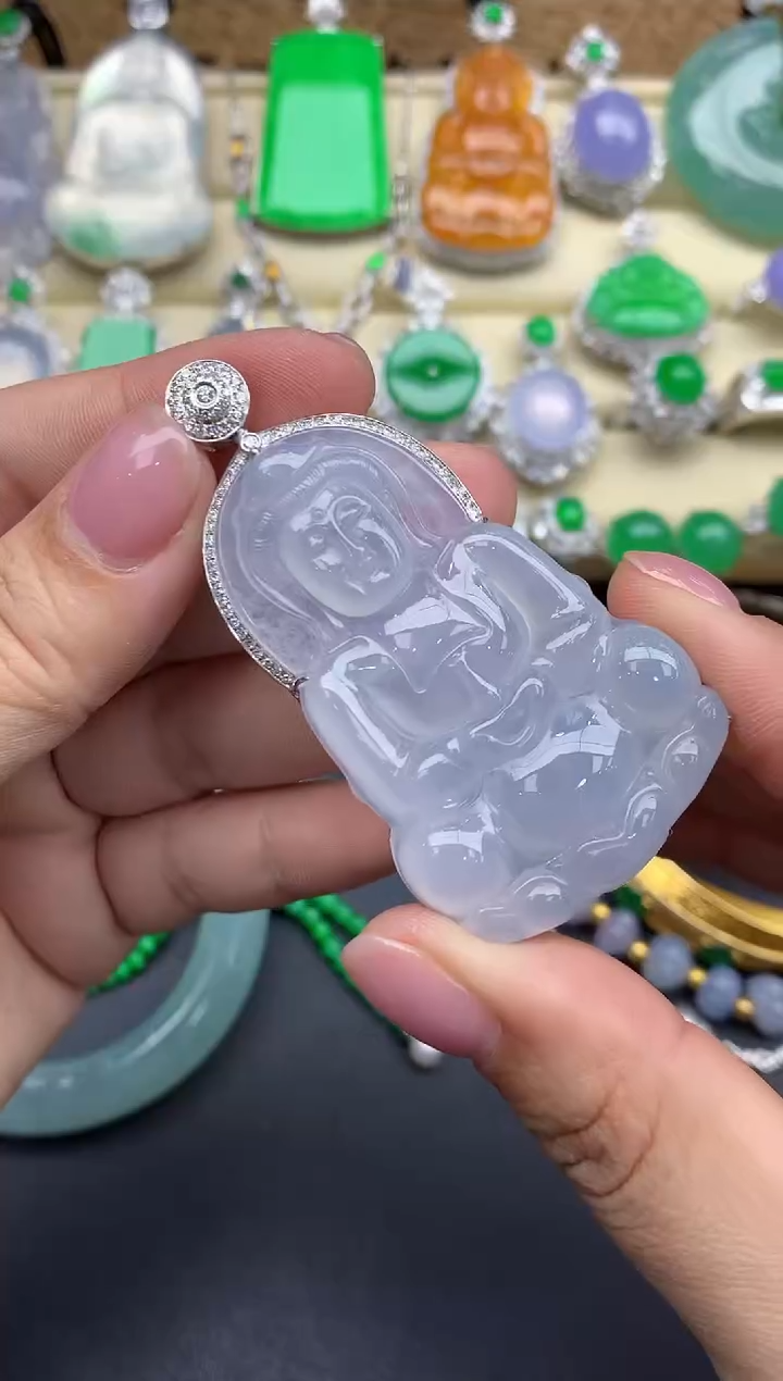 【闪购商品】翡翠颈饰18K金镶嵌483-中国好珍宝