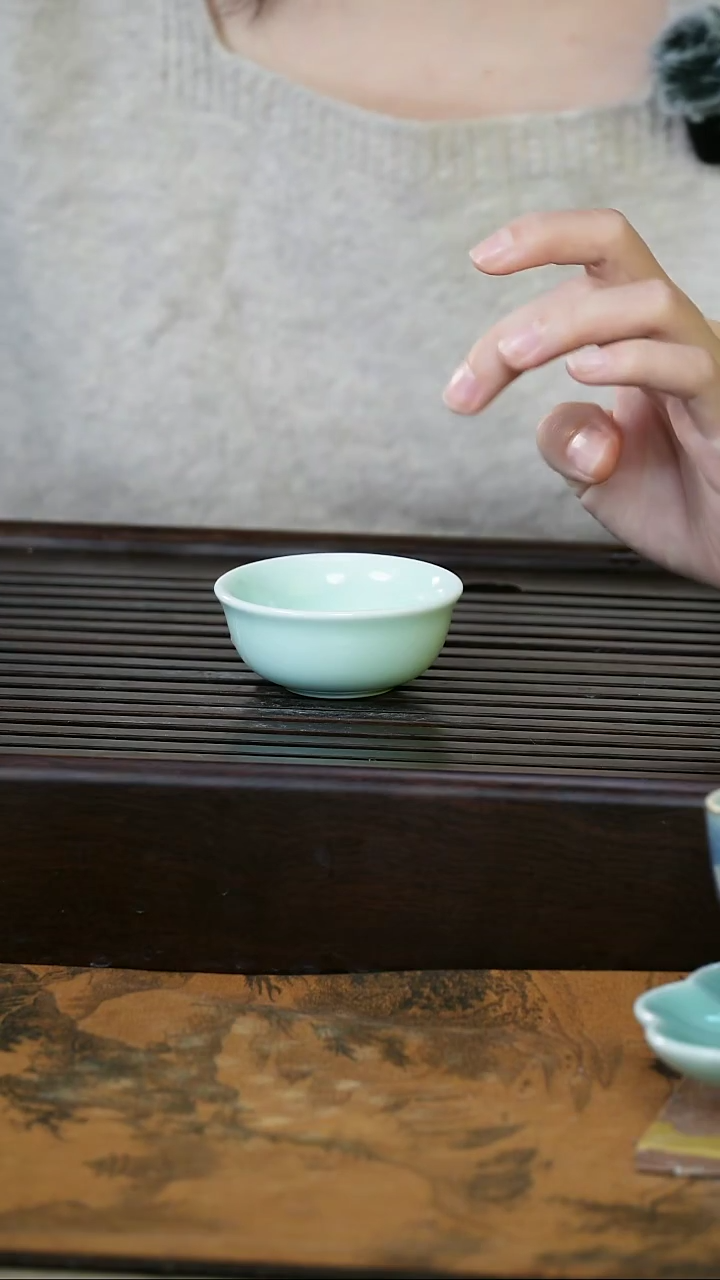 摆件瓷 望瓯陶溪川 小碗杯