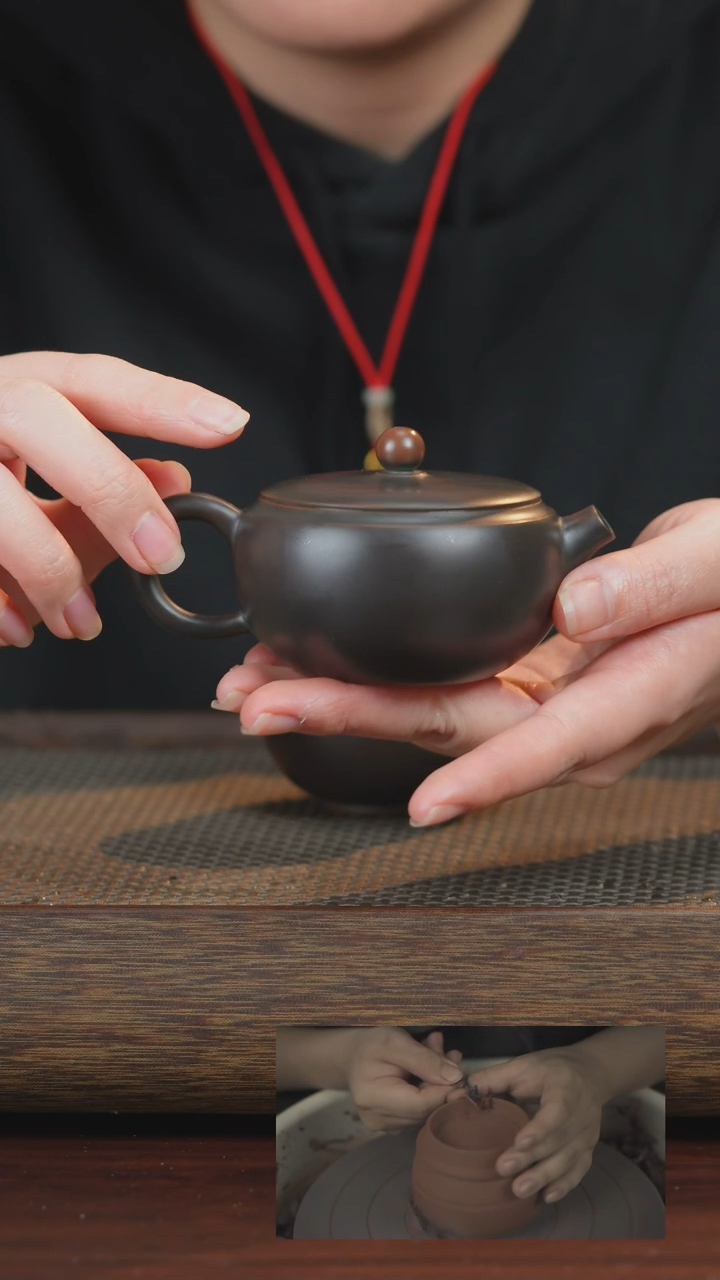 【闪购商品】壶开播放漏福利纯手工原矿泥料约125ml