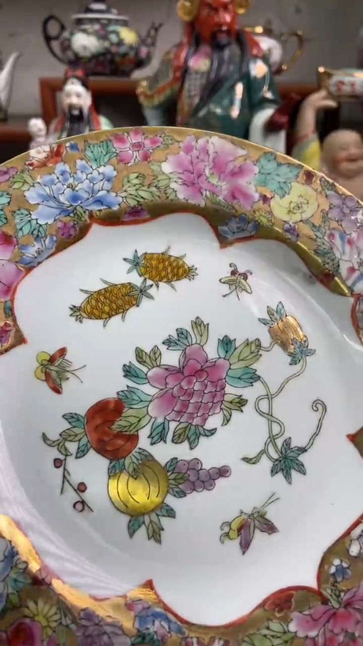 瓷片微瑕慎拍景德镇窑老厂瓷器单件