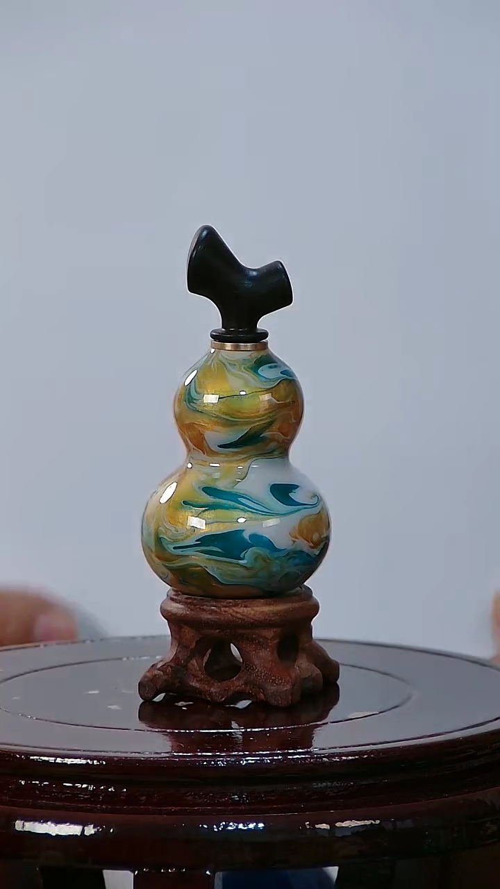 藤染*堂葫芦把件818