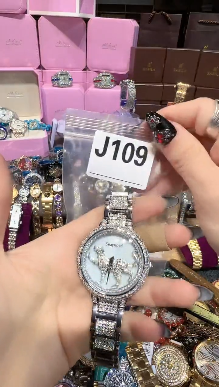 石英机芯不锈钢不锈钢直播定闪专用