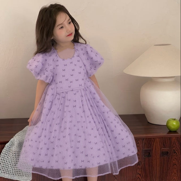 23818高端专享夏款连衣裙香芋紫（斯）