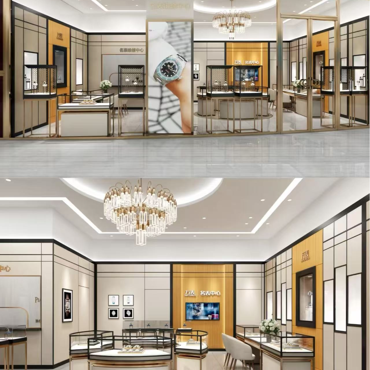 【撤店高版本】专柜撤店腕搭防水简约潮流休闲专柜时尚轻奢高端男表