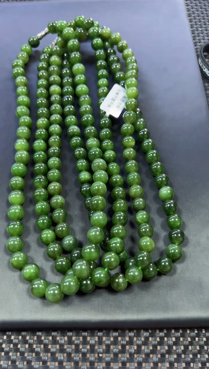 和田玉未镶嵌项链约mm+ （多样性发一件）JYLX283