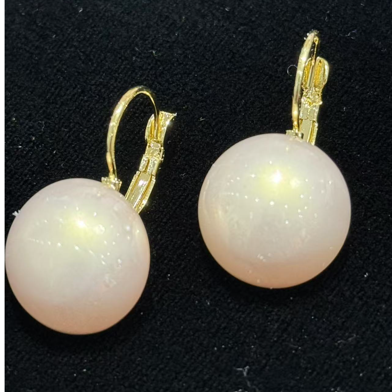 铁合金贝壳耳饰 代拍复古轻奢耳环