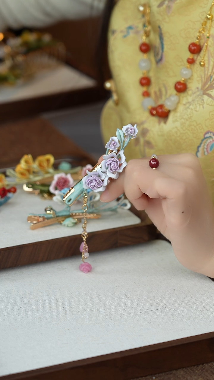 刺绣闪购纯手工非遗国风饰品