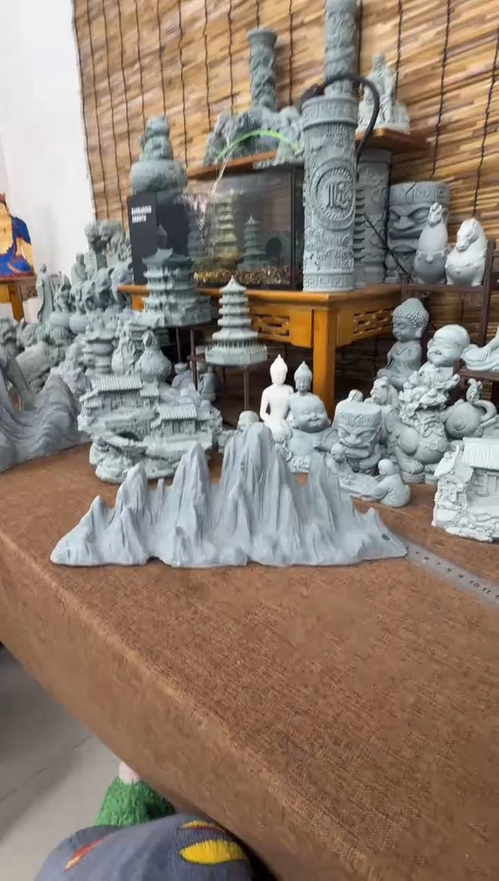 石材青砂石假山一个图片款
