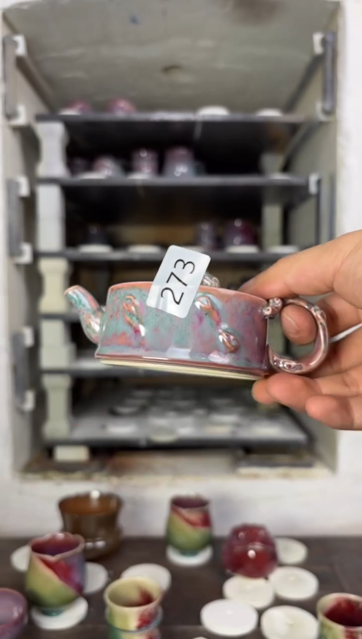【闪购商品】摆件钧瓷窑变精品茶器
