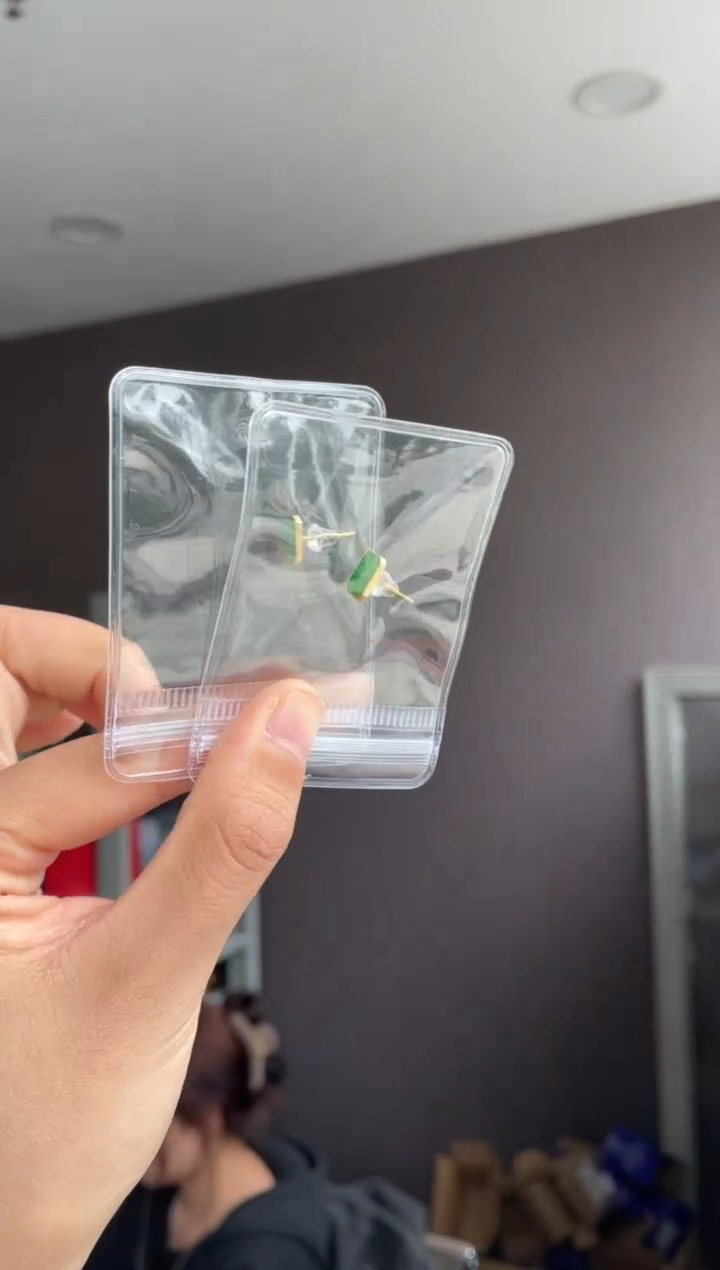 吊坠(不含链)18K金镶嵌翡翠天然缅甸A货翡翠