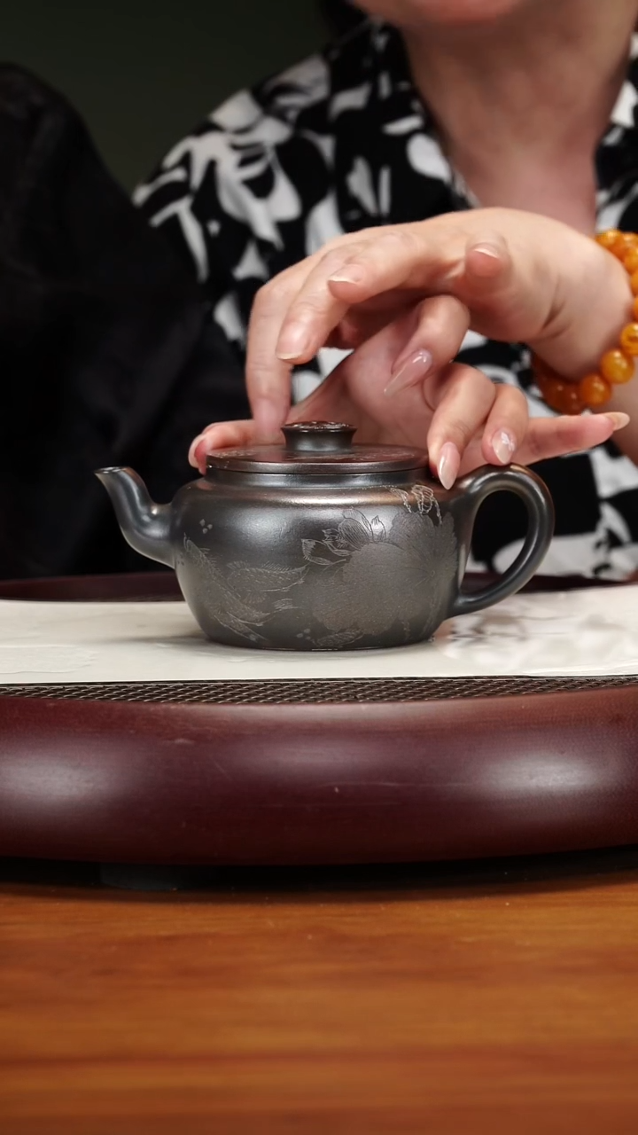 茶壶紫砂96ZXJ灵泉天星紫金砂300c