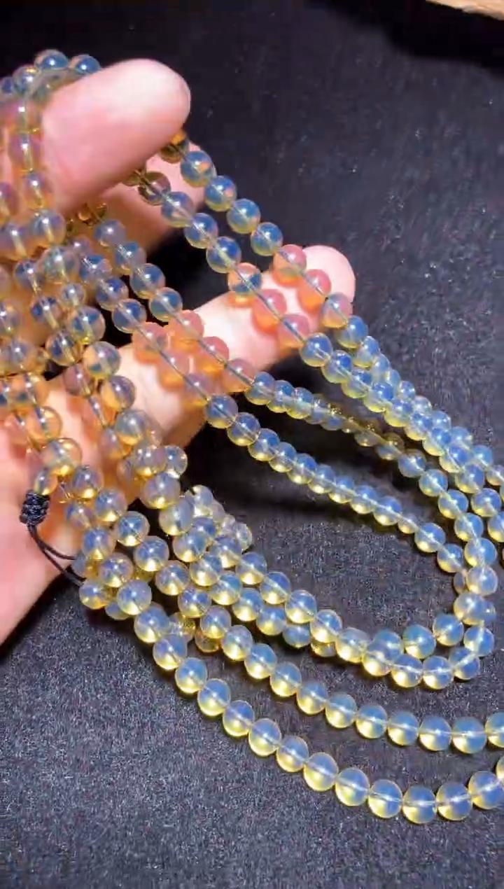 【闪购商品】琥珀手链未镶嵌蓝珀108项链【多样性发货其中一】