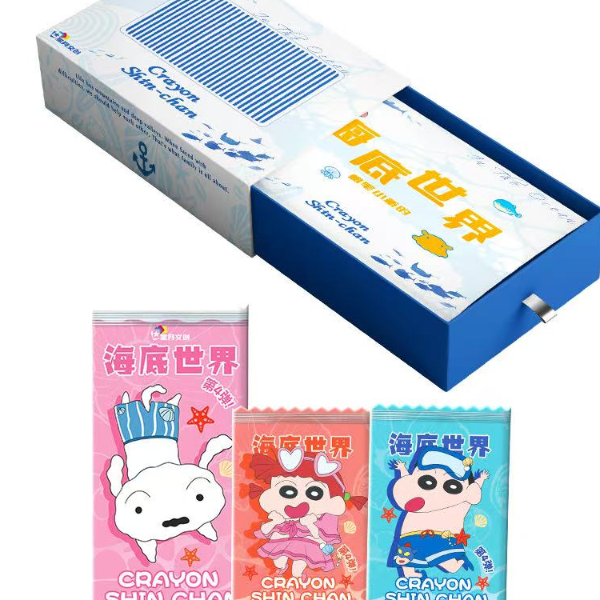 【平拆欧气满满】蜡笔小新第四弹海底世界二创收藏卡牌盲盒代拆